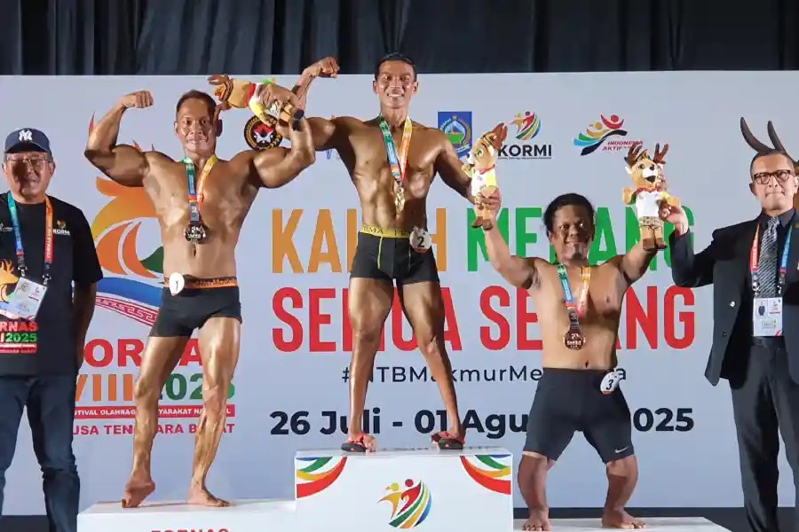 Hari ketiga FORNAS VIII NTB, Provinsi Jatim catatkan perolehan total 55 medali